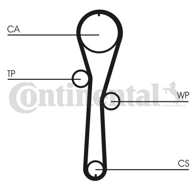 Kamrem Contitech CT1045 CONTITECH