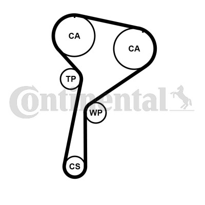 Kamremskit Contitech CT1184K1 CONTITECH