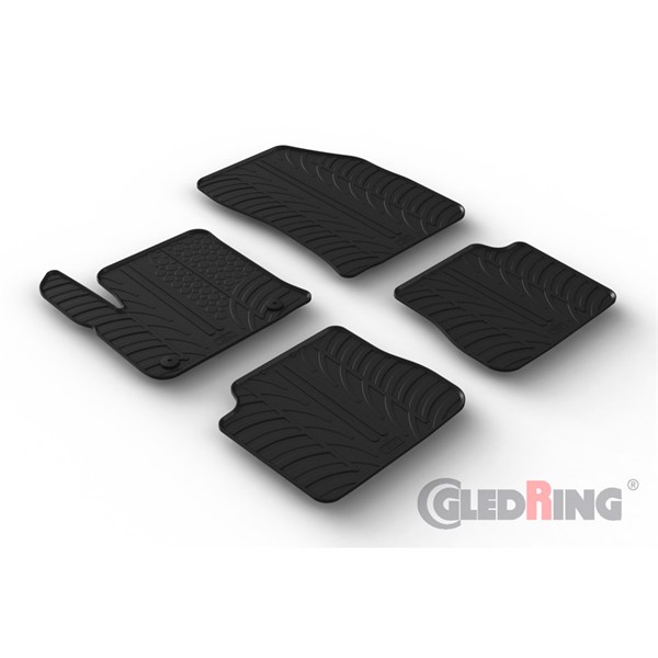 Gummimatta kupé Peugeot e-2008 II 2020-, Fram och bak, Fram eller GledRing Gummimatta kupé Peugeot e-2008 II 2020-, Fram och bak, Fram eller GledRing
