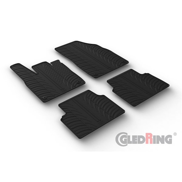 Gummimatta kupé Volkswagen ID.3 2020-, Fram och bak, Fram eller b GledRing Gummimatta kupé Volkswagen ID.3 2020-, Fram och bak, Fram eller b GledRing