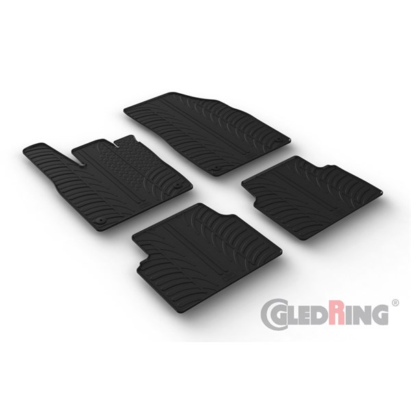 Gummimatta kupé Volkswagen ID.3 2020-, Fram och bak, Fram eller b GledRing Gummimatta kupé Volkswagen ID.3 2020-, Fram och bak, Fram eller b GledRing