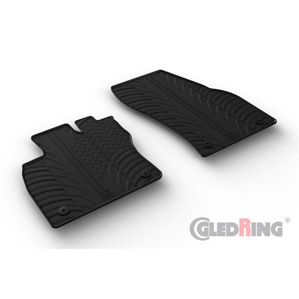 Gummimatta kupé Volkswagen Caddy V Box 2020-, Fram Gledring GL 06 GledRing