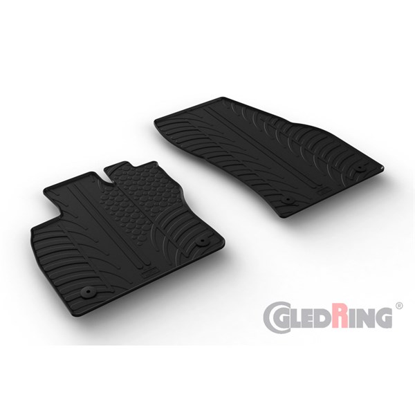 Gummimatta kupé Volkswagen Caddy V Box 2020-, Fram Gledring GL 06 GledRing