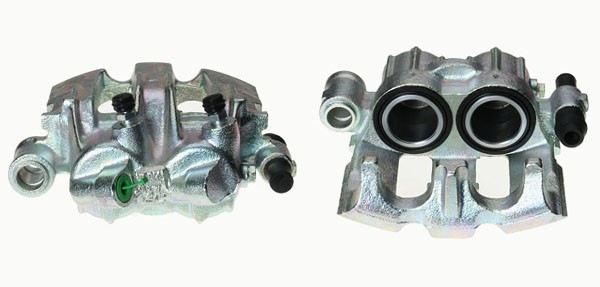 Bromsok, Framaxel, Vänster, Bakom axeln Budweg caliper 34004 BUDWEG CALIPER