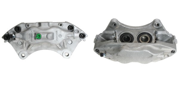 Bromsok, Framaxel, Framför axeln, Vänster Budweg caliper 343848 BUDWEG CALIPER