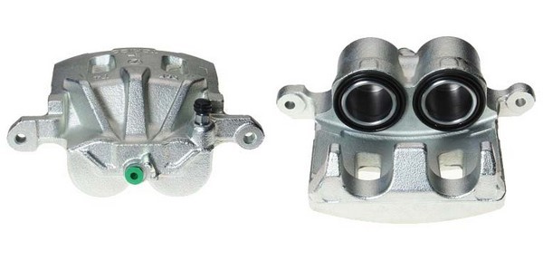 Bromsok, framaxel vänster, Bakom axeln Budweg caliper 344396 BUDWEG CALIPER