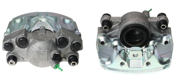 Bromsok, framaxel vänster, Bakom axeln Budweg caliper 344436 BUDWEG CALIPER