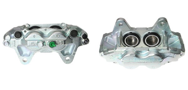 Bromsok, framaxel vänster, Bakom axeln Budweg caliper 344586 BUDWEG CALIPER