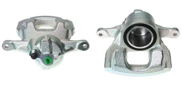 Bromsok, Framaxel, Framför axeln, Vänster Budweg caliper 344912 BUDWEG CALIPER