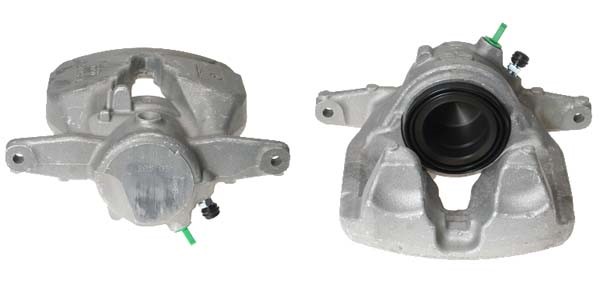 Bromsok, framaxel vänster, Bakom axeln Budweg caliper 344992 BUDWEG CALIPER