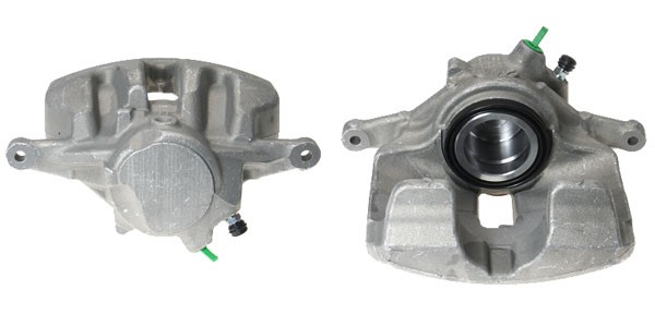 Bromsok, framaxel vänster, Bakom axeln Budweg caliper 345122 BUDWEG CALIPER