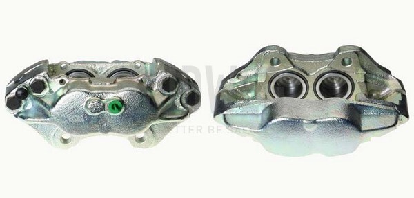 Bromsok, framaxel höger, Bakom axeln Budweg caliper 345425 BUDWEG CALIPER