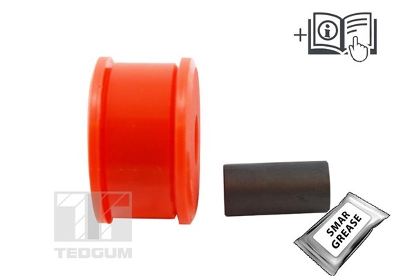 Bussning, axelhållare, Fram, Framaxel, Bak Tedgum 00417997 TEDGUM
