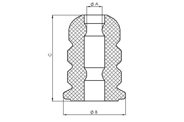 Genomslagsgummi, stötdämpare, Bakaxel, båda sidor Tedgum TED11943 TEDGUM Genomslagsgummi, stötdämpare, Bakaxel, båda sidor Tedgum TED11943 TEDGUM