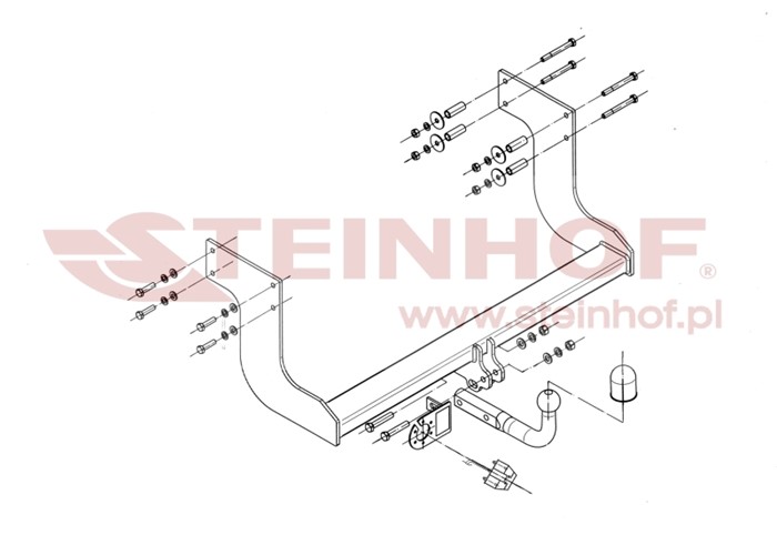 Dragkrok, Standard Kia K2900 Steinhof K-034 Steinhof Dragkrok, Standard Kia K2900 Steinhof K-034 Steinhof