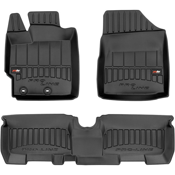 Gummimatta, kupé	 3D PROLINE Toyota Yaris II 2005-2011 Frogum 3D4