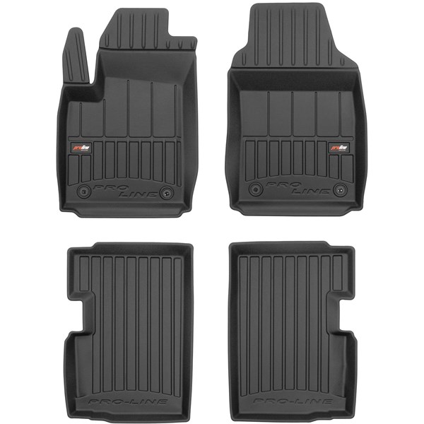 Gummimatta, kupé	 3D PROLINE Fiat 500 2007-... Frogum 3D409736