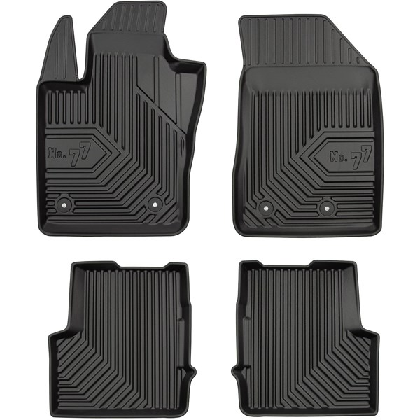Djupa bilmattor 2.5D FIAT 500X 2014- Frogum 77408494 Frogum