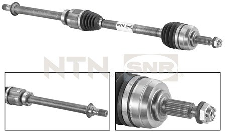 Drivaxel, Fram, Framaxel, framaxel höger Snr DK55.073 SNR