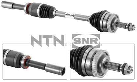 Drivaxel Renault Clio Ii (bb_, Cb_), framaxel höger Snr DK55.125 SNR