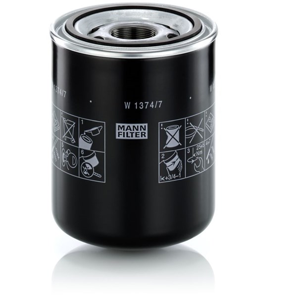 Oljefilter Mann-filter W 1374/7 MANN-FILTER