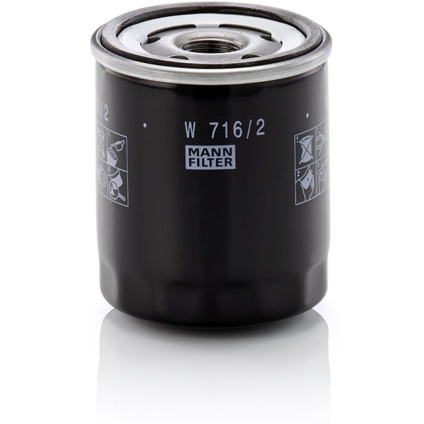 Oljefilter Mann-filter W 716/2 MANN-FILTER