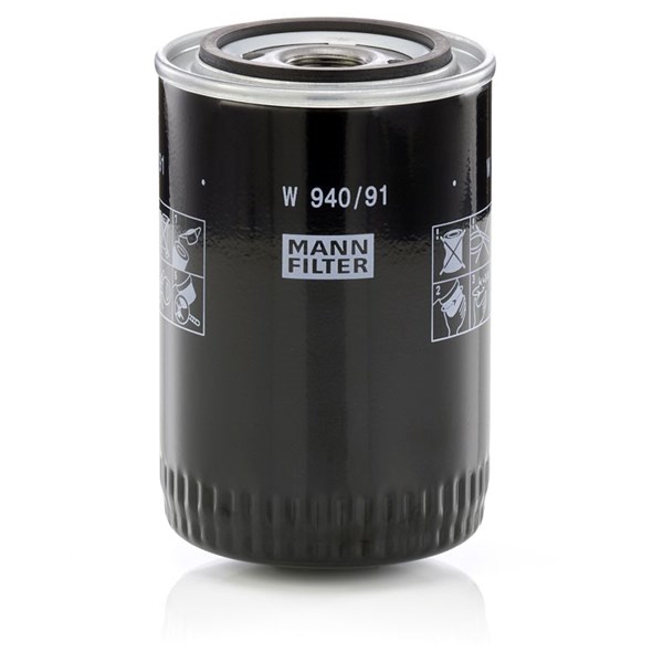 Oljefilter Mann-filter W 940/91 MANN-FILTER