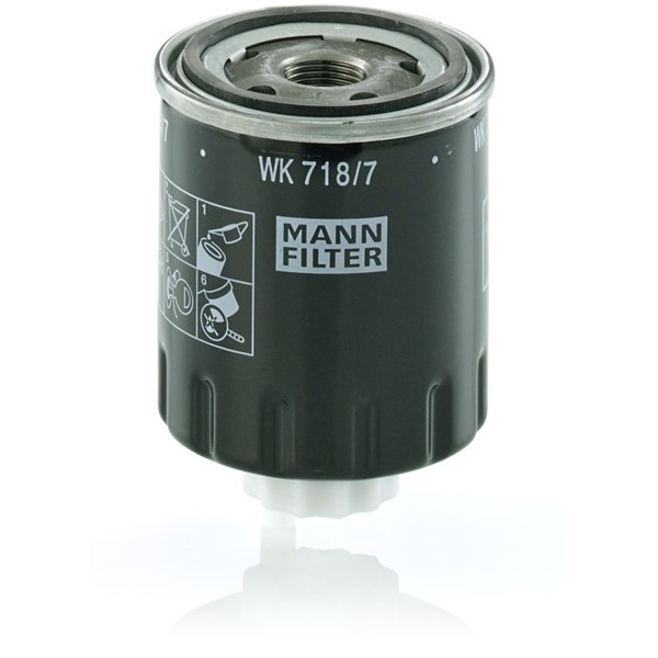 Bränslefilter Mann-filter WK 718/7 MANN-FILTER