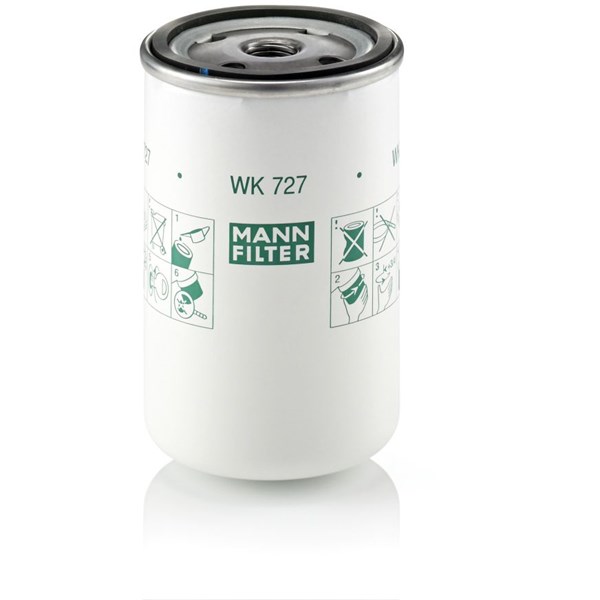 Bränslefilter Mann-filter WK 727 MANN-FILTER