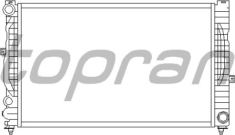Kylare, motorkylning Topran 112 326 TOPRAN
