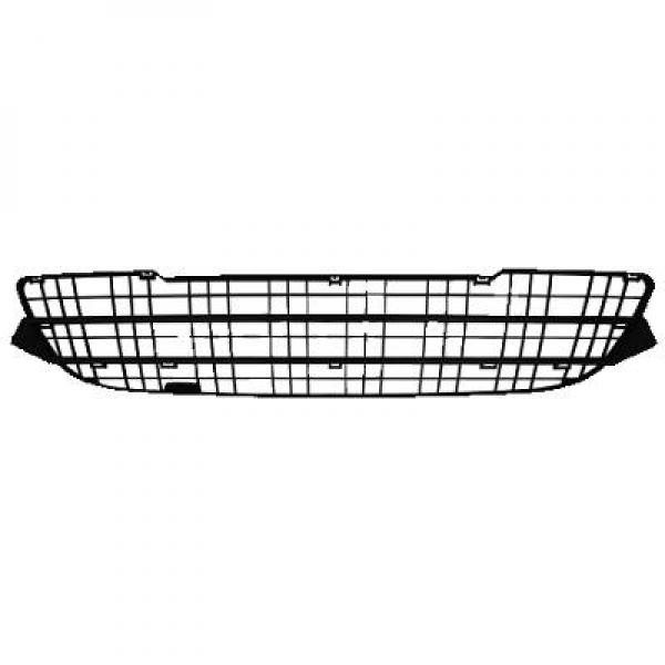 Ventilationsgaller, stötfångare, Fram, Mitt Diederichs 4414645 DIEDERICHS