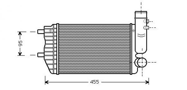 Intercooler Diederichs Diederichs climate DCA1022 DIEDERICHS Intercooler Diederichs Diederichs climate DCA1022 DIEDERICHS