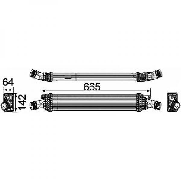 Intercooler Diederichs Diederichs climate DCA1061 DIEDERICHS Intercooler Diederichs Diederichs climate DCA1061 DIEDERICHS