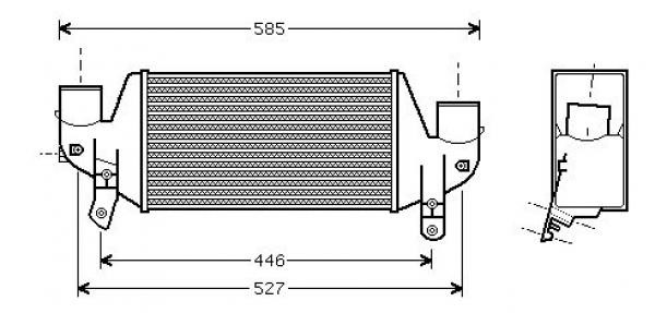 Intercooler Diederichs Diederichs climate DCA1085 DIEDERICHS
