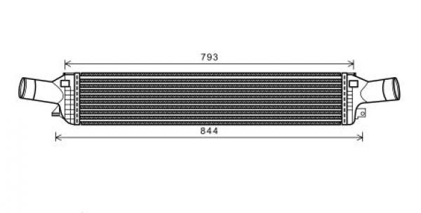 Intercooler Diederichs Diederichs climate DCA1088 DIEDERICHS Intercooler Diederichs Diederichs climate DCA1088 DIEDERICHS