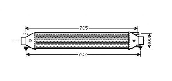 Intercooler Diederichs Diederichs climate DCA1091 DIEDERICHS Intercooler Diederichs Diederichs climate DCA1091 DIEDERICHS