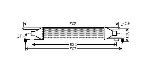 Intercooler Diederichs Diederichs climate DCA1097 DIEDERICHS Intercooler Diederichs Diederichs climate DCA1097 DIEDERICHS