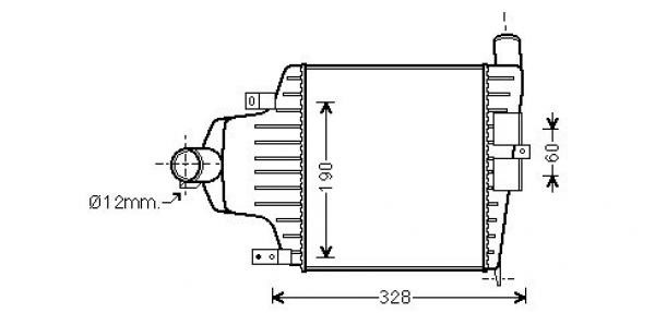 Intercooler Diederichs Diederichs climate DCA1105 DIEDERICHS Intercooler Diederichs Diederichs climate DCA1105 DIEDERICHS
