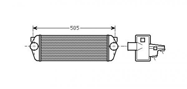 Intercooler Diederichs Diederichs climate DCA1123 DIEDERICHS Intercooler Diederichs Diederichs climate DCA1123 DIEDERICHS
