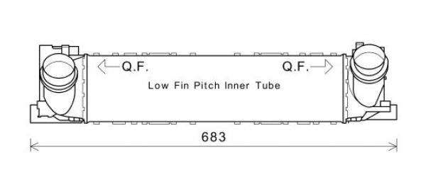 Intercooler Diederichs Diederichs climate DCA1127 DIEDERICHS Intercooler Diederichs Diederichs climate DCA1127 DIEDERICHS