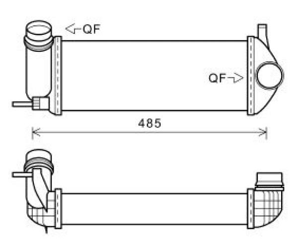 Intercooler Diederichs Diederichs climate DCA1129 DIEDERICHS Intercooler Diederichs Diederichs climate DCA1129 DIEDERICHS