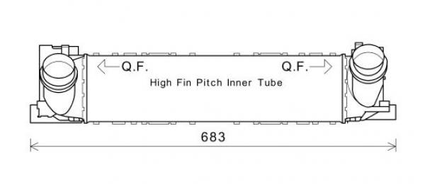 Intercooler Diederichs Diederichs climate DCA1136 DIEDERICHS Intercooler Diederichs Diederichs climate DCA1136 DIEDERICHS