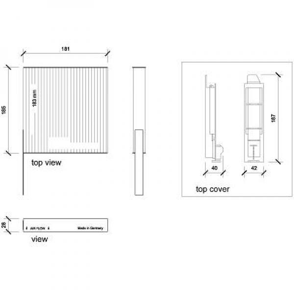 Kupefilter Diederichs Diederichs climate DCI0123-1 DIEDERICHS