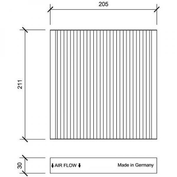 Kupefilter Diederichs Diederichs climate DCI0198 DIEDERICHS