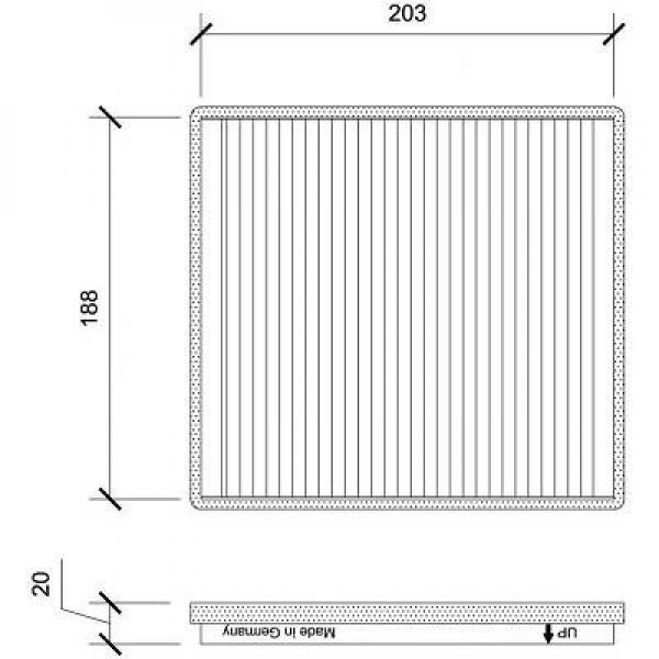 Kupefilter Diederichs Diederichs climate DCI0200 DIEDERICHS