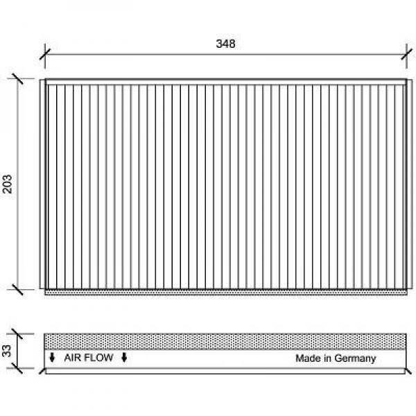 Kupefilter Diederichs Diederichs climate DCI1122 DIEDERICHS Kupefilter Diederichs Diederichs climate DCI1122 DIEDERICHS