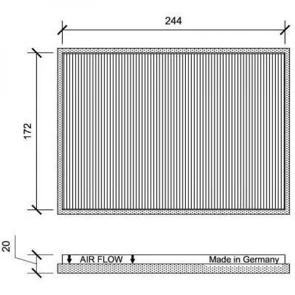 Kupefilter Diederichs Diederichs climate DCI1161 DIEDERICHS Kupefilter Diederichs Diederichs climate DCI1161 DIEDERICHS
