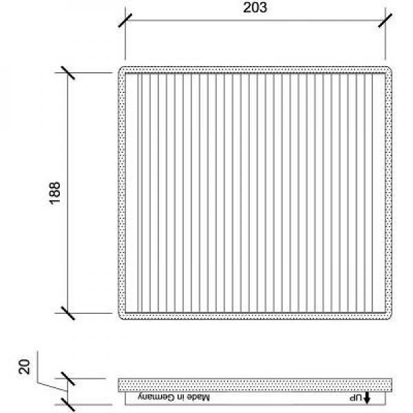 Kupefilter Diederichs Diederichs climate DCI1200 DIEDERICHS Kupefilter Diederichs Diederichs climate DCI1200 DIEDERICHS