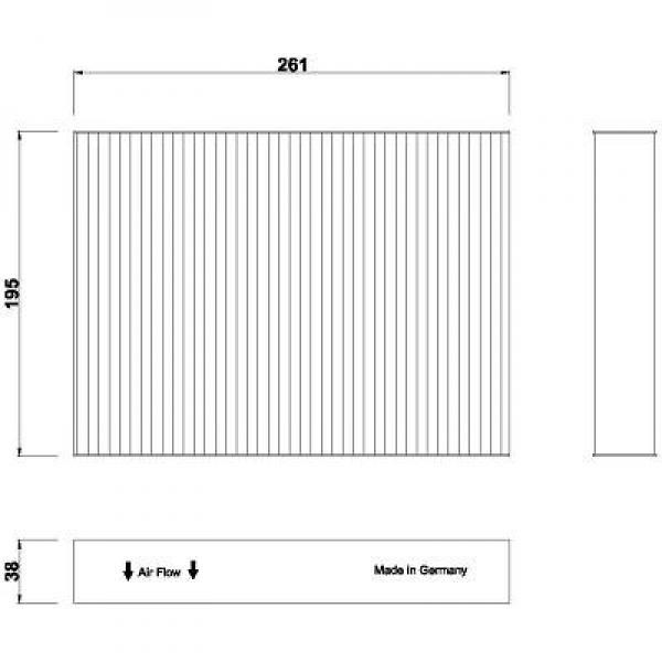 Kupefilter Diederichs Diederichs climate DCI1267 DIEDERICHS Kupefilter Diederichs Diederichs climate DCI1267 DIEDERICHS