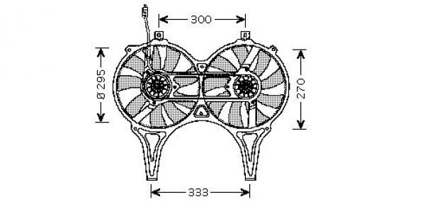 Fläkt, klimatanläggning, Fram Diederichs DCL1017 DIEDERICHS